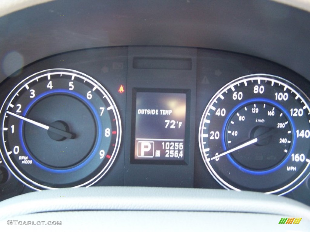 2012 Infiniti G 25 x AWD Sedan Gauges Photo #87391867