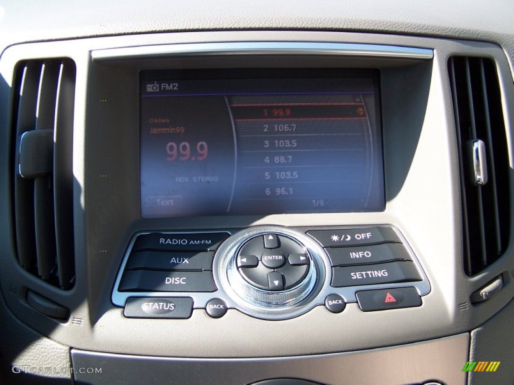 2012 Infiniti G 25 x AWD Sedan Controls Photo #87391892