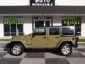 2013 Commando Green Jeep Wrangler Unlimited Sahara 4x4 #87380688