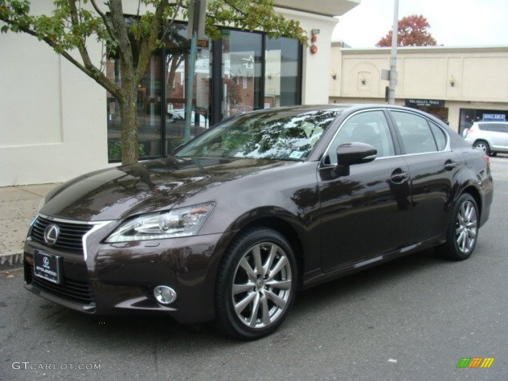 2013 GS 350 AWD - Fire Agate Pearl / Black photo #1