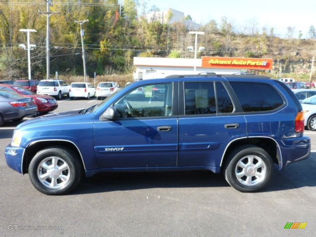 2005 Envoy SLE 4x4 - Superior Blue Metallic / Ebony photo #7