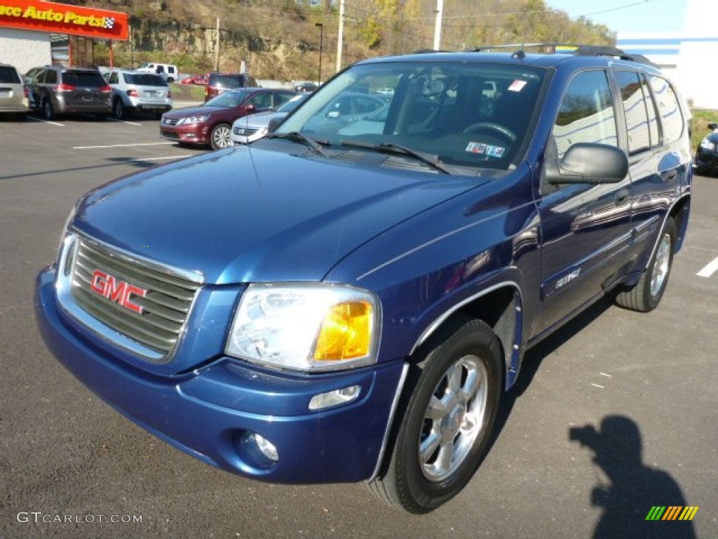 2005 Envoy SLE 4x4 - Superior Blue Metallic / Ebony photo #8