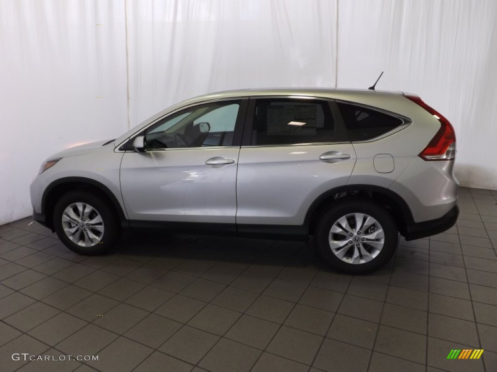 2013 CR-V EX - Alabaster Silver Metallic / Black photo #8