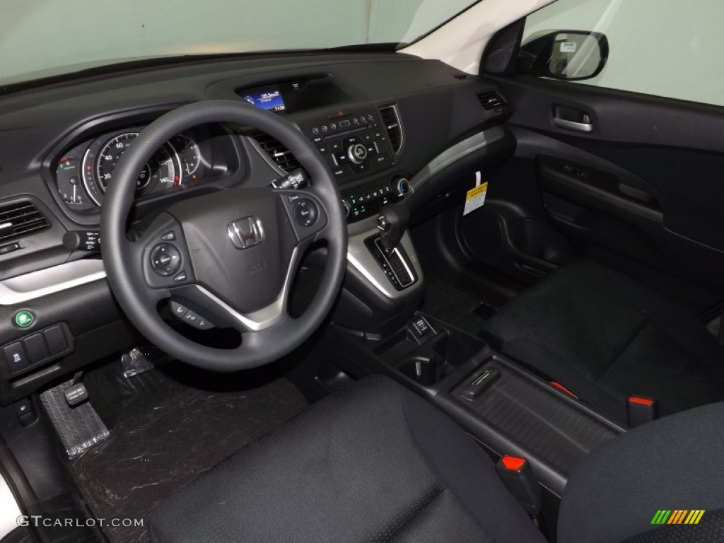 2013 CR-V EX - Alabaster Silver Metallic / Black photo #10