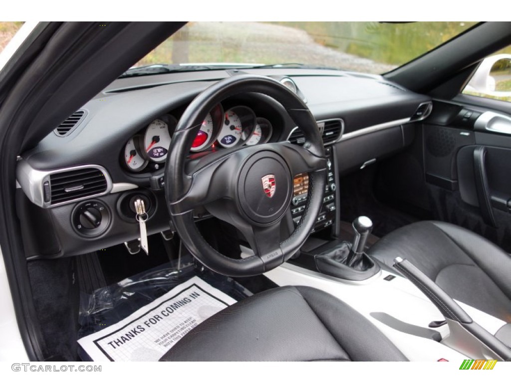 2011 Porsche 911 Carrera 4S Cabriolet Black Dashboard Photo #87393028