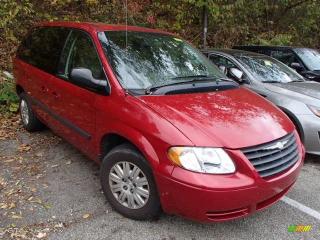 2006 Town & Country  - Inferno Red Pearl / Medium Slate Gray photo #1