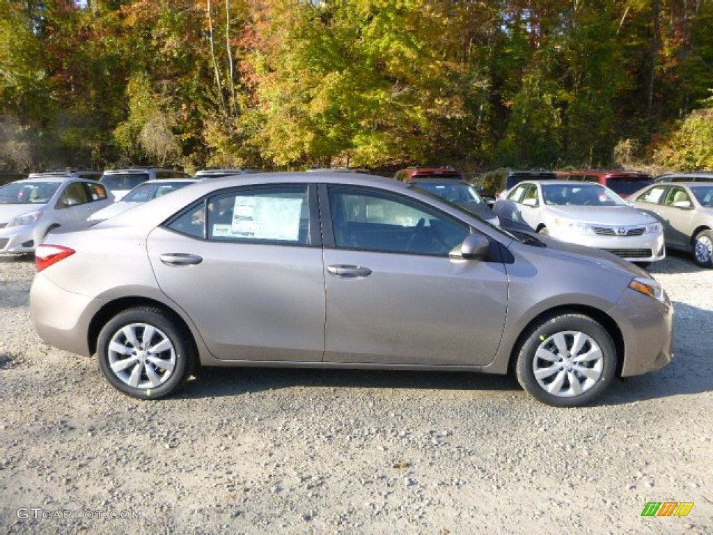 2014 Corolla LE - Brown Sugar Metallic / Amber photo #2