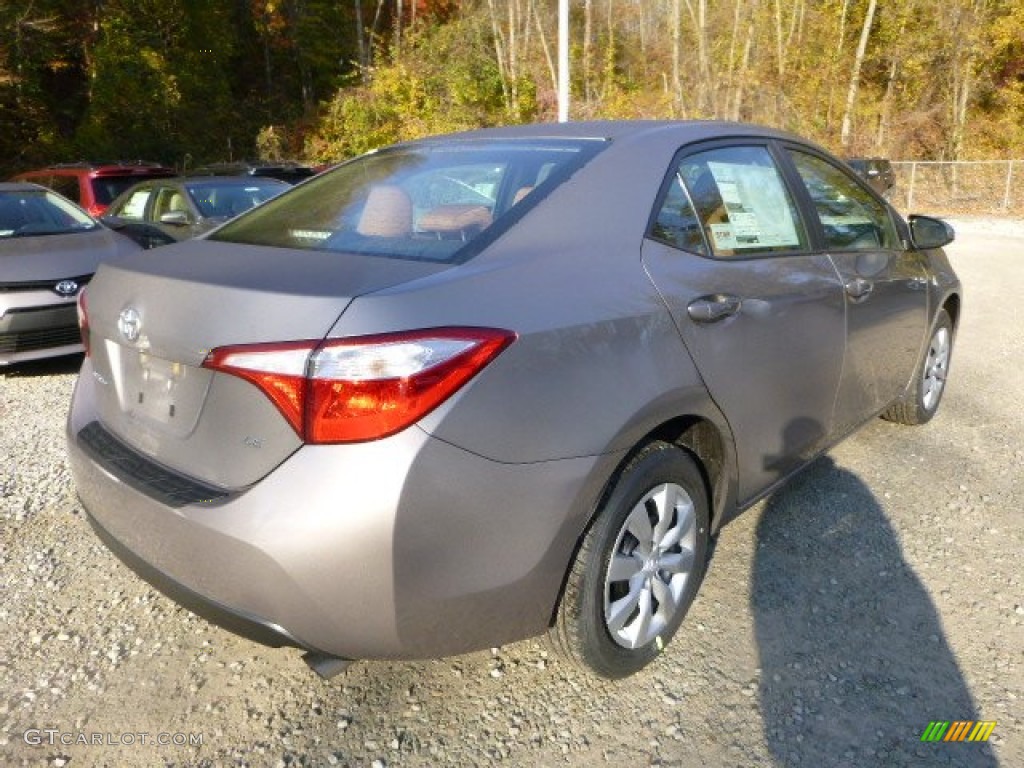 2014 Corolla LE - Brown Sugar Metallic / Amber photo #3