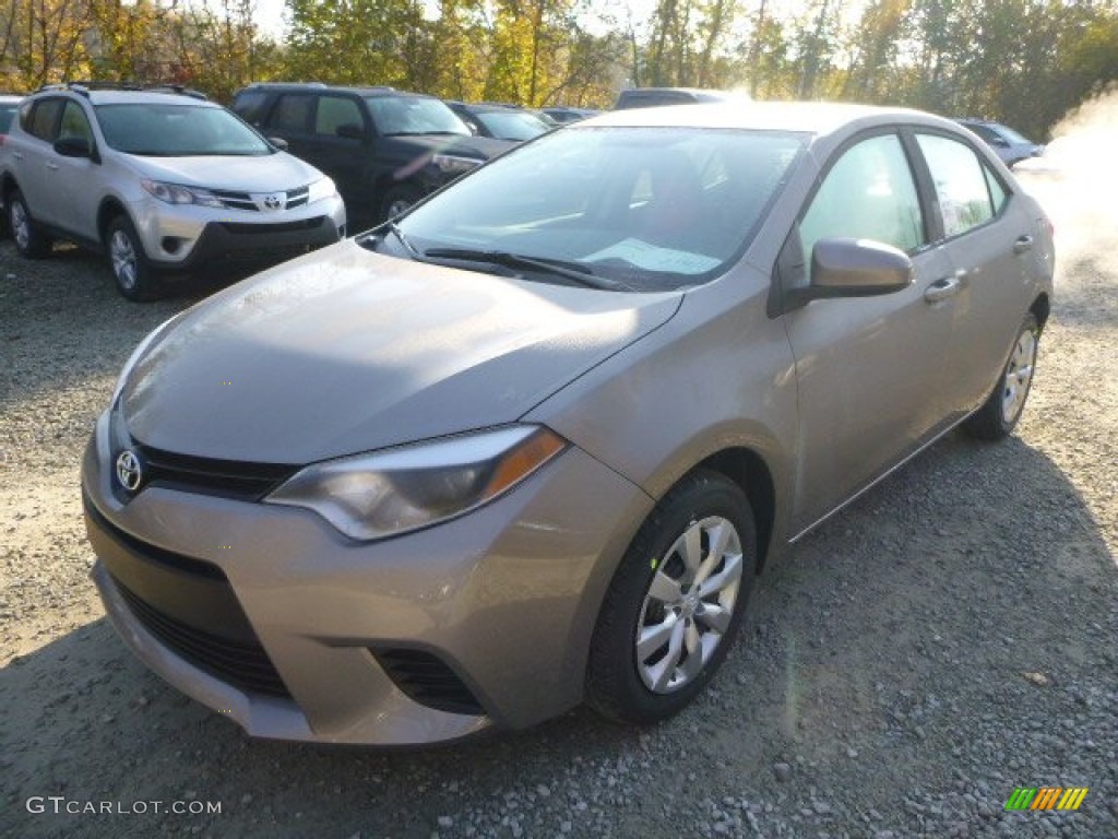 2014 Corolla LE - Brown Sugar Metallic / Amber photo #7