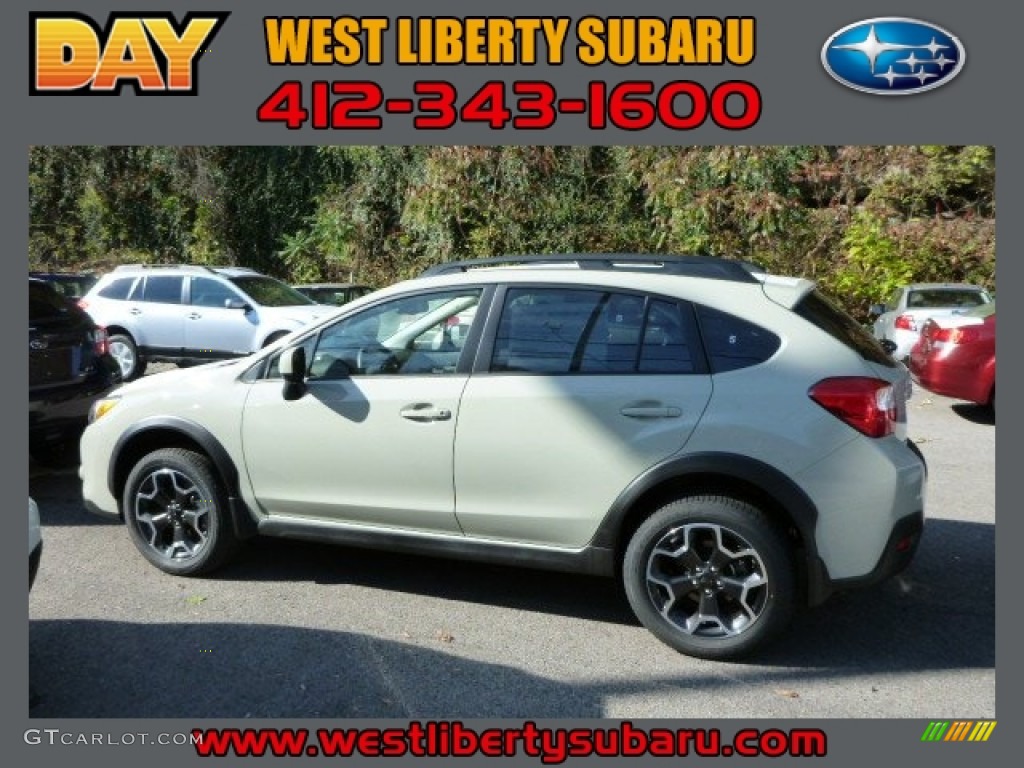 2014 XV Crosstrek 2.0i Premium - Desert Khaki / Black photo #1