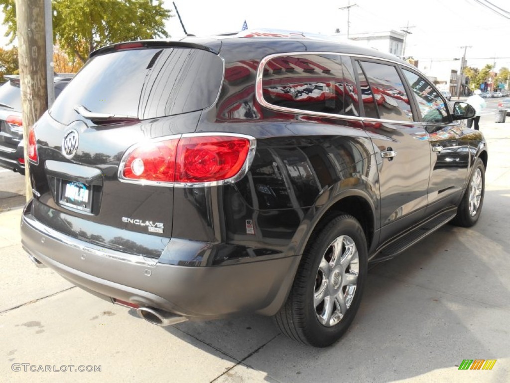 2009 Enclave CXL AWD - Carbon Black Metallic / Cocoa/Cashmere photo #6