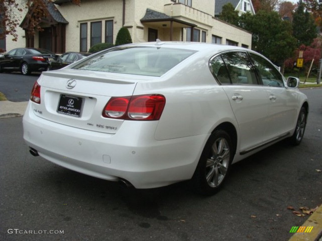 2010 GS 350 AWD - Starfire Pearl White / Parchment photo #4