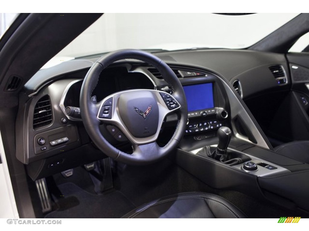 2014 Chevrolet Corvette Stingray Coupe Z51 Jet Black Dashboard Photo #87398074