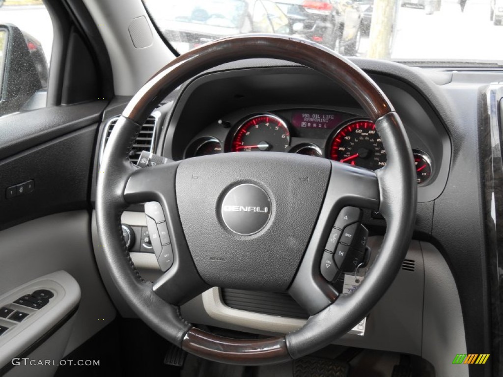 2011 Acadia Denali AWD - Carbon Black Metallic / Ebony photo #12