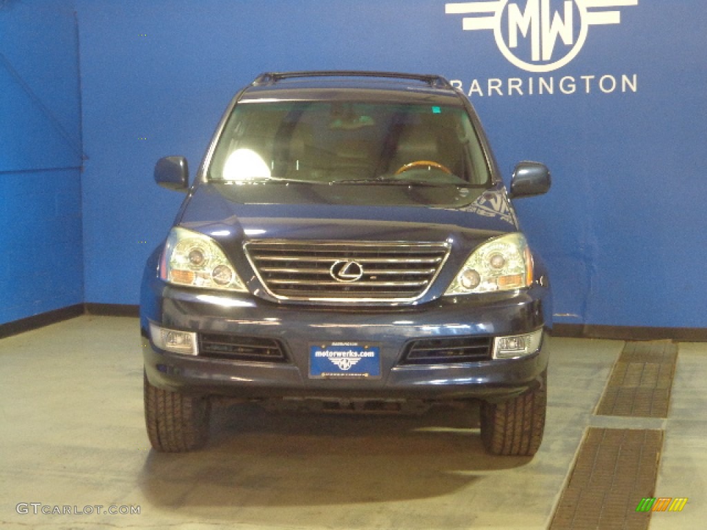 2004 GX 470 - Blue Meridian Pearl / Dark Gray photo #2