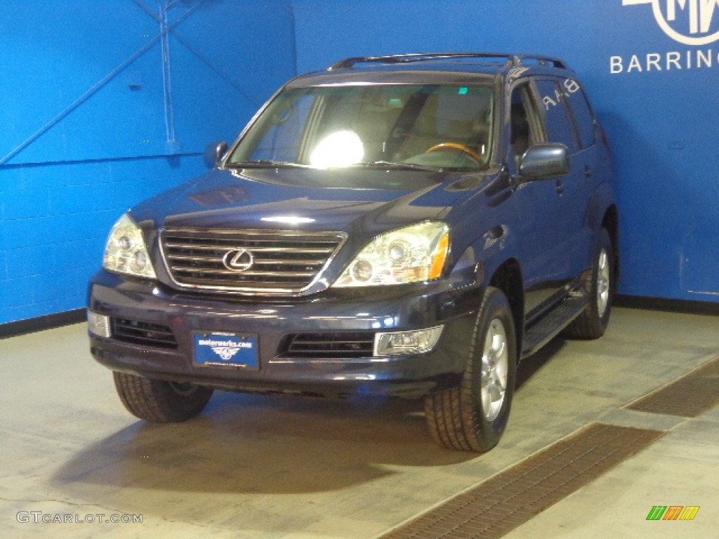 2004 GX 470 - Blue Meridian Pearl / Dark Gray photo #3