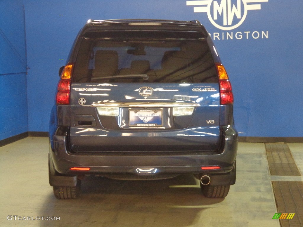 2004 GX 470 - Blue Meridian Pearl / Dark Gray photo #5