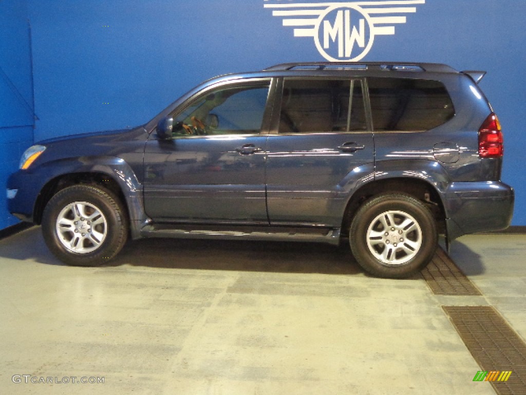 2004 GX 470 - Blue Meridian Pearl / Dark Gray photo #11