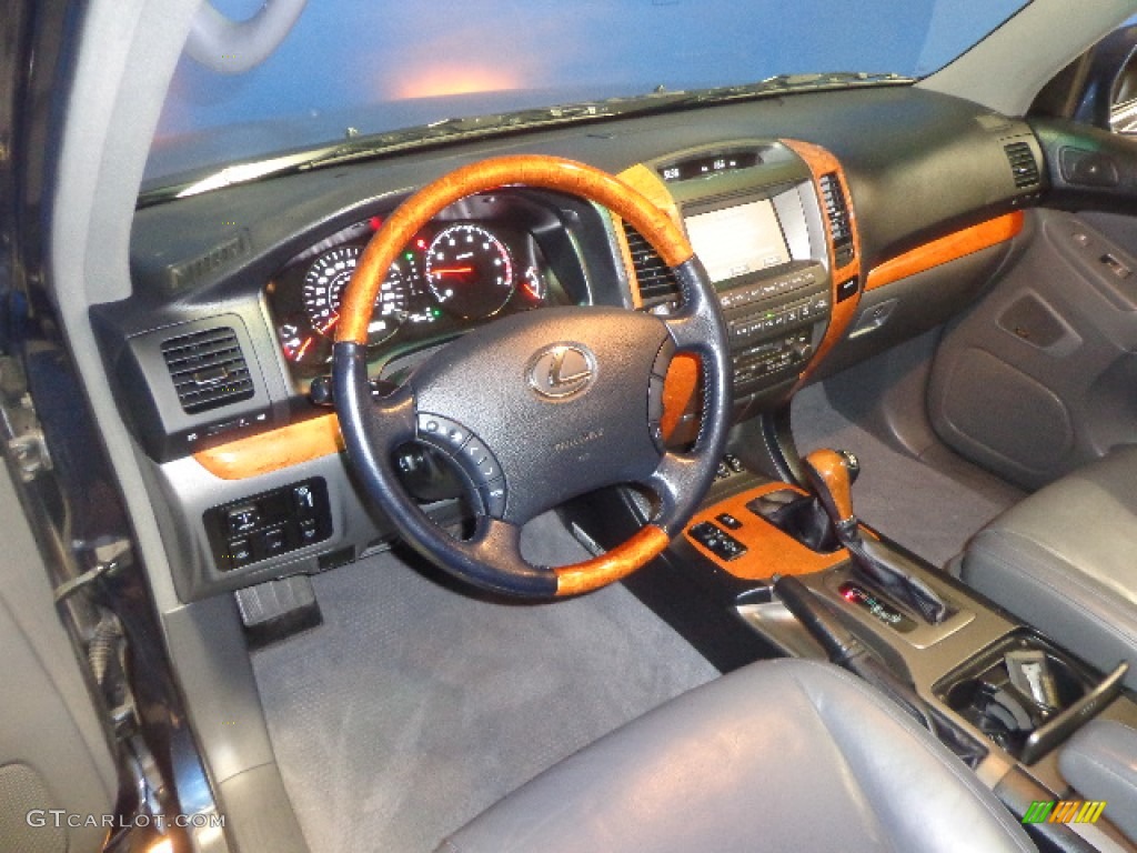 2004 GX 470 - Blue Meridian Pearl / Dark Gray photo #21