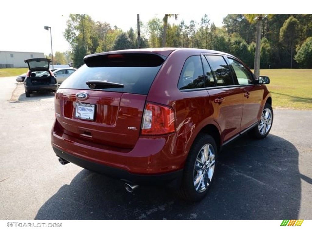 2013 Edge SEL - Ruby Red / Medium Light Stone photo #5
