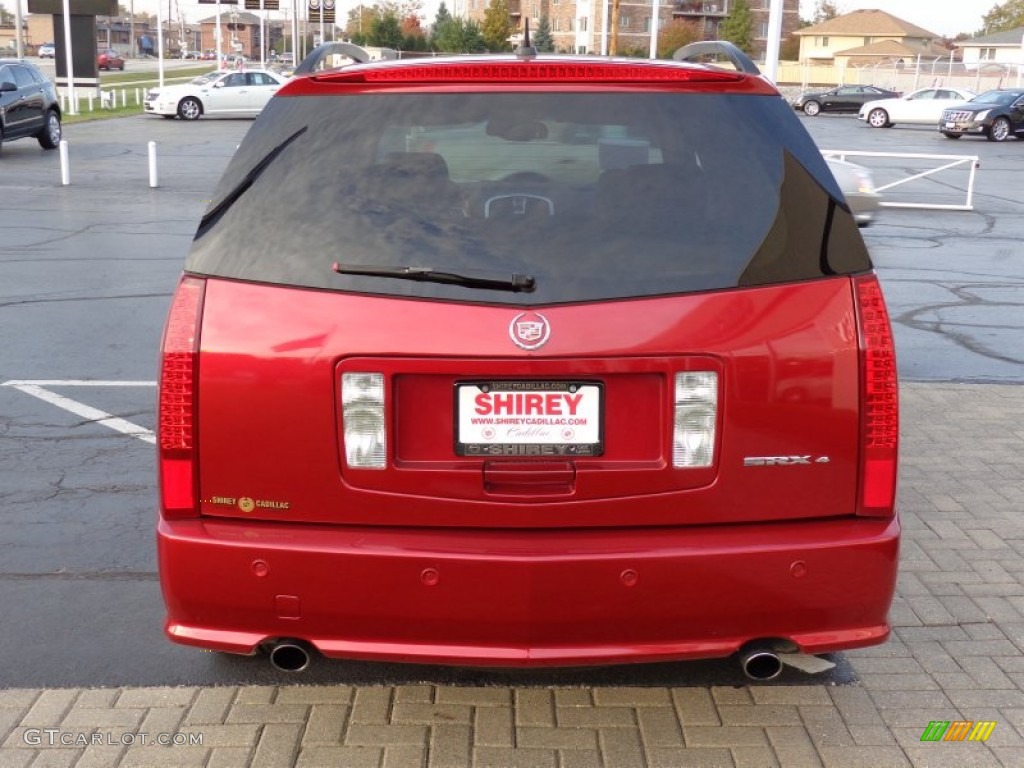 2008 SRX 4 V6 AWD - Crystal Red / Cashmere/Cocoa photo #5