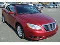 Deep Cherry Red Crystal Pearl 2013 Chrysler 200 Touring Convertible