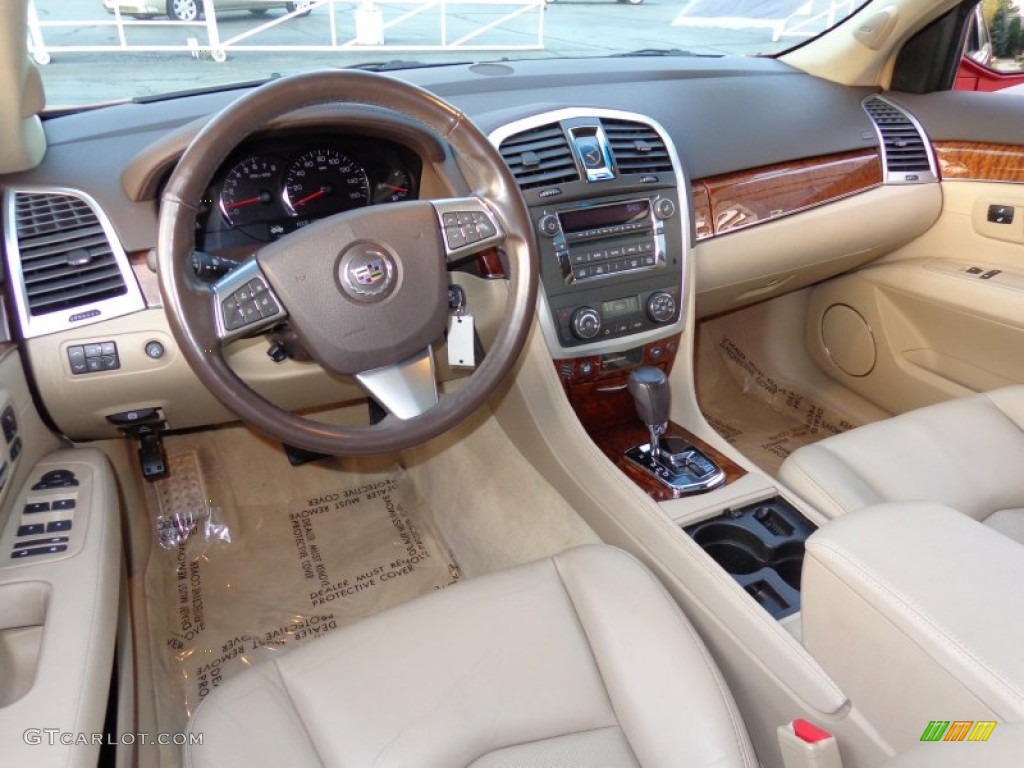 2008 SRX 4 V6 AWD - Crystal Red / Cashmere/Cocoa photo #13