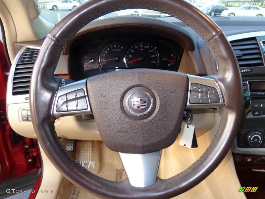 2008 SRX 4 V6 AWD - Crystal Red / Cashmere/Cocoa photo #19