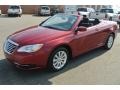2013 Deep Cherry Red Crystal Pearl Chrysler 200 Touring Convertible  photo #25