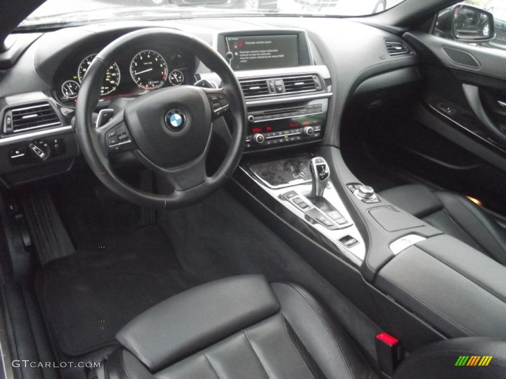 2012 6 Series 650i xDrive Convertible - Black Sapphire Metallic / Black Nappa Leather photo #8