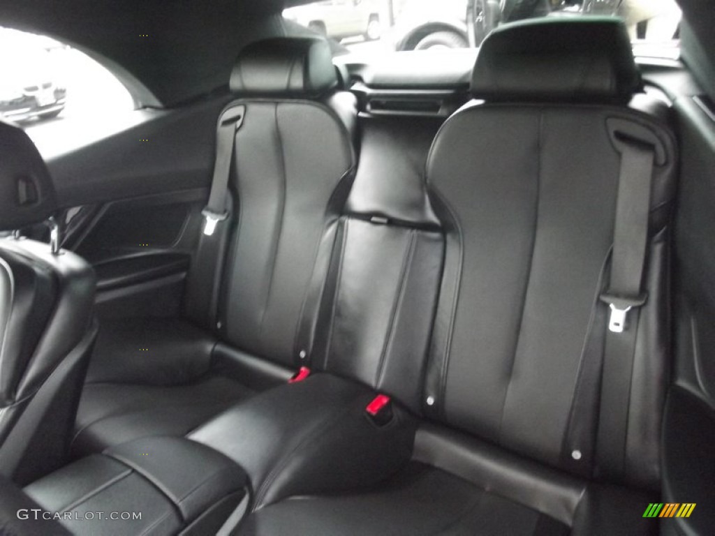Black Nappa Leather Interior 2012 BMW 6 Series 650i xDrive Convertible Photo #87402001