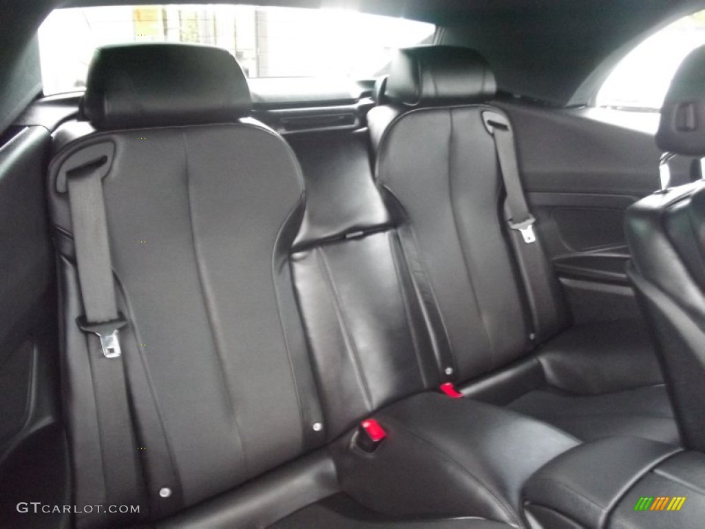 Black Nappa Leather Interior 2012 BMW 6 Series 650i xDrive Convertible Photo #87402075