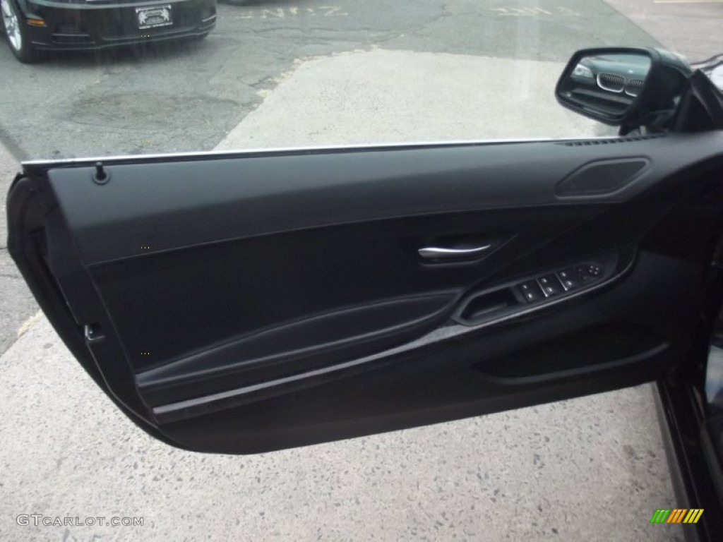 2012 6 Series 650i xDrive Convertible - Black Sapphire Metallic / Black Nappa Leather photo #15