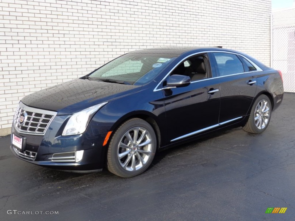 Sapphire Blue Metallic 2014 Cadillac XTS Premium FWD Exterior Photo #87402202