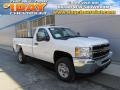 Summit White - Silverado 2500HD WT Regular Cab 4x4 Photo No. 1