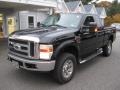 2008 Black Ford F350 Super Duty Lariat SuperCab 4x4  photo #3