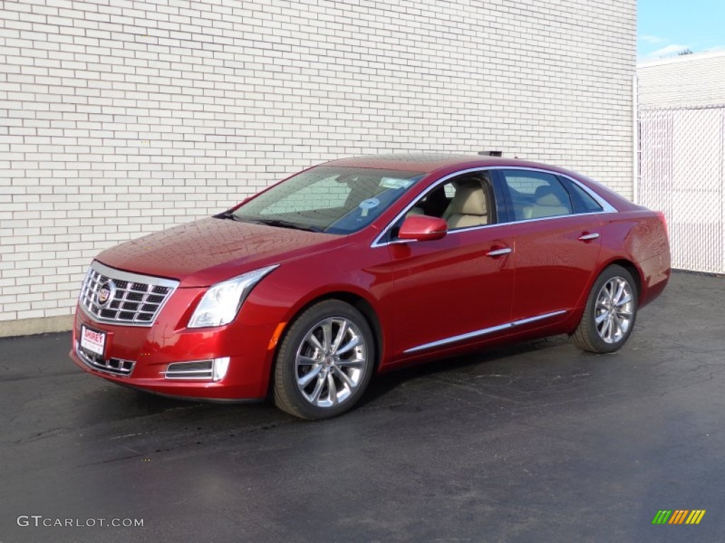 Crystal Red Tincoat Cadillac XTS