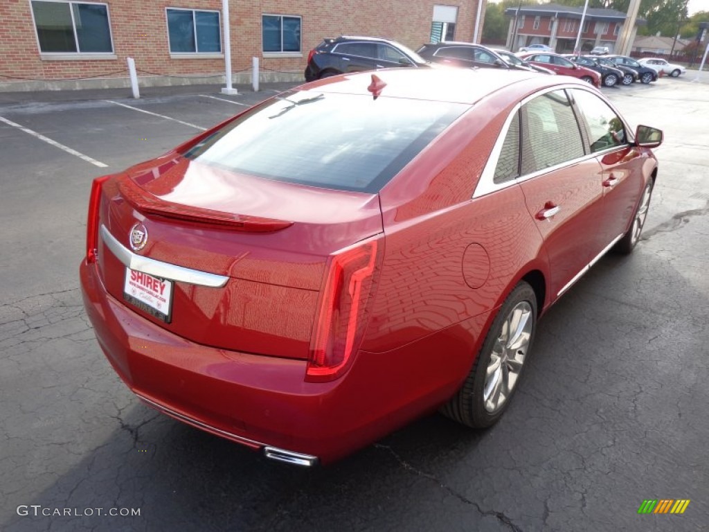 2014 XTS Luxury AWD - Crystal Red Tincoat / Shale/Cocoa photo #4