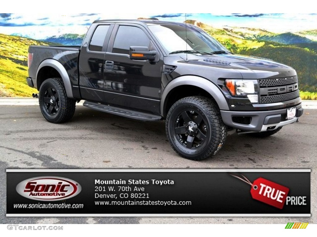 2010 F150 SVT Raptor SuperCab 4x4 - Tuxedo Black / Raptor Black photo #1