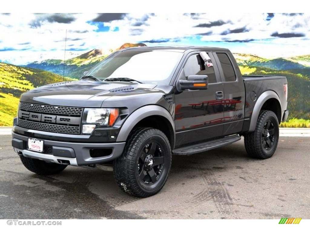 2010 F150 SVT Raptor SuperCab 4x4 - Tuxedo Black / Raptor Black photo #5