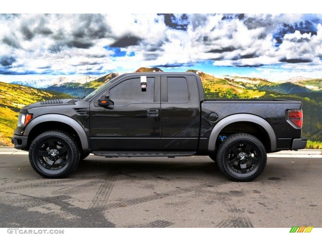 2010 F150 SVT Raptor SuperCab 4x4 - Tuxedo Black / Raptor Black photo #6