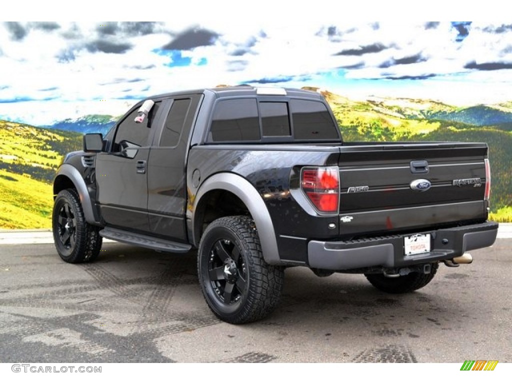 2010 F150 SVT Raptor SuperCab 4x4 - Tuxedo Black / Raptor Black photo #7