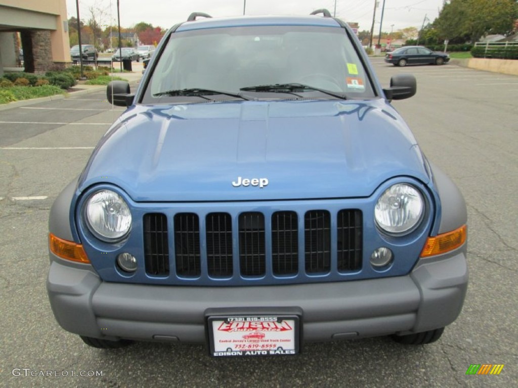 2005 Liberty Sport 4x4 - Atlantic Blue Pearlcoat / Medium Slate Gray photo #12