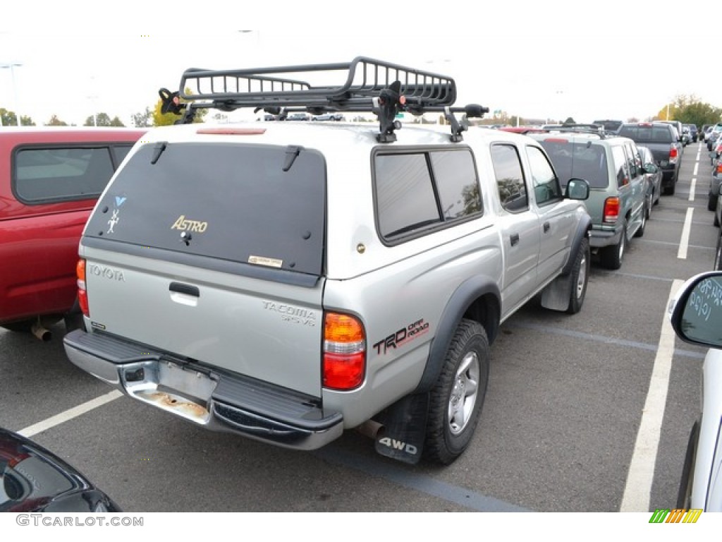 2004 Tacoma V6 Double Cab 4x4 - Lunar Mist Metallic / Charcoal photo #2