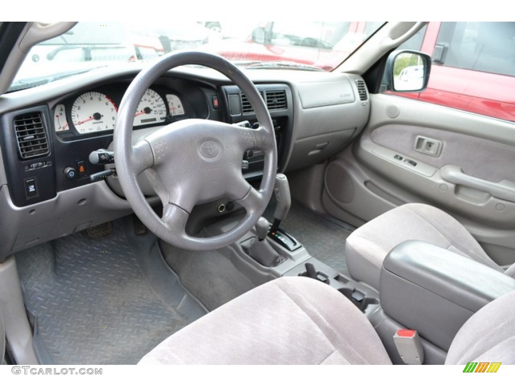 2004 Tacoma V6 Double Cab 4x4 - Lunar Mist Metallic / Charcoal photo #5