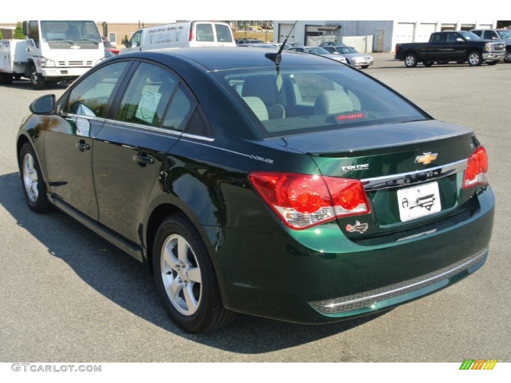 2014 Cruze LT - Rainforest Green Metallic / Medium Titanium photo #4