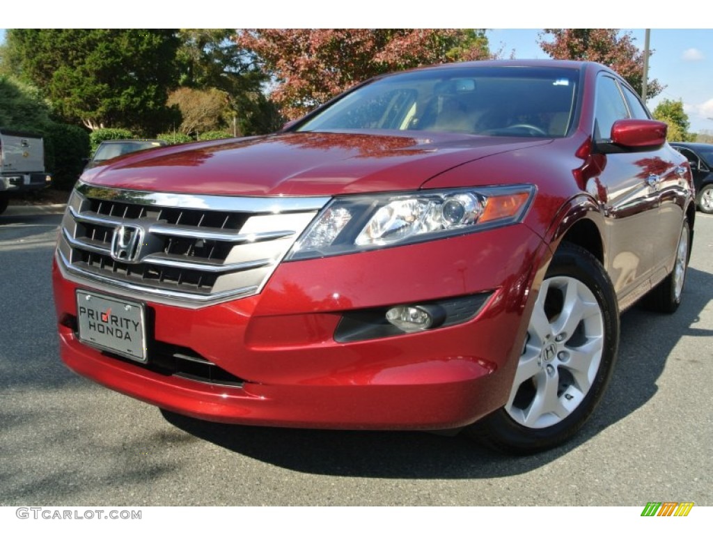 2010 Accord Crosstour EX-L - Tango Red Pearl / Ivory photo #1