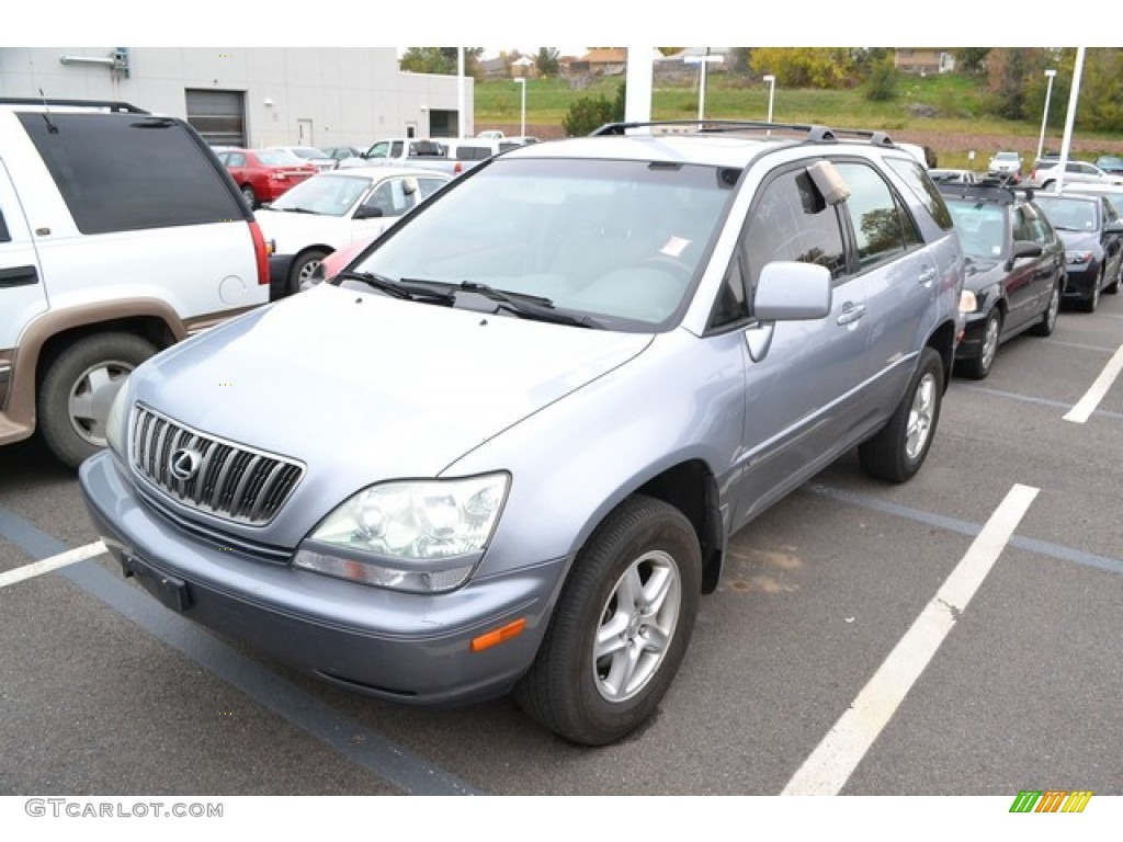 2002 RX 300 AWD - Blue Vapor Metallic / Ivory photo #4