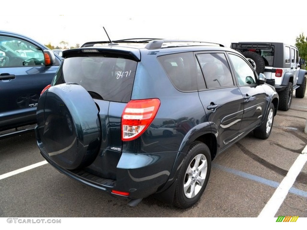 2010 RAV4 Limited V6 4WD - Black Forest Pearl / Ash Gray photo #2