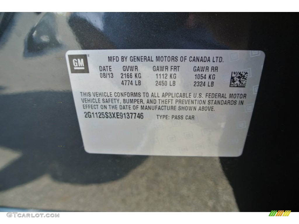 2014 Impala LT - Ashen Gray Metallic / Jet Black photo #7
